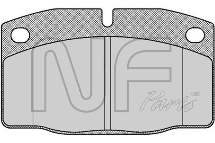 NF PARTS Комплект тормозных колодок, дисковый тормоз NF0007251